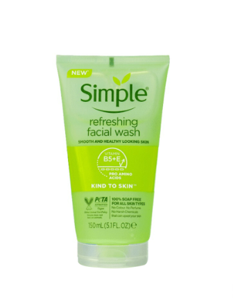 Simple Kind To Skin Refreshing Facial Wash Gel